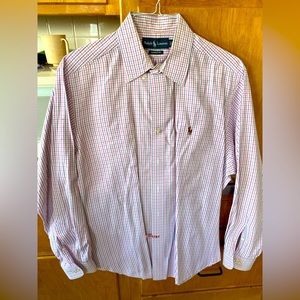 Ralph Lauren starched shirt medium